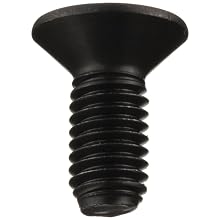 12.9 Alloy Steel Socket Cap Screw, Metric, Flat Head, Internal Hex Drive, Black Oxide Finish, Meets DIN 7991 Specifications, M2-0.40, 6mm Length, Pack Of 100