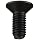 12.9 Alloy Steel Socket Cap Screw, Metric, Flat Head, Internal Hex Drive, Black Oxide Finish, Meets DIN 7991 Specifications, M2-0.40, 6mm Length, Pack Of 100