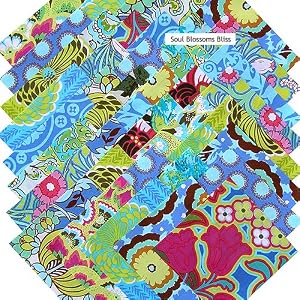 Amy-Butler-SOUL-BLOSSOMS-BLISS-5-Quilting-Fabric-Squares