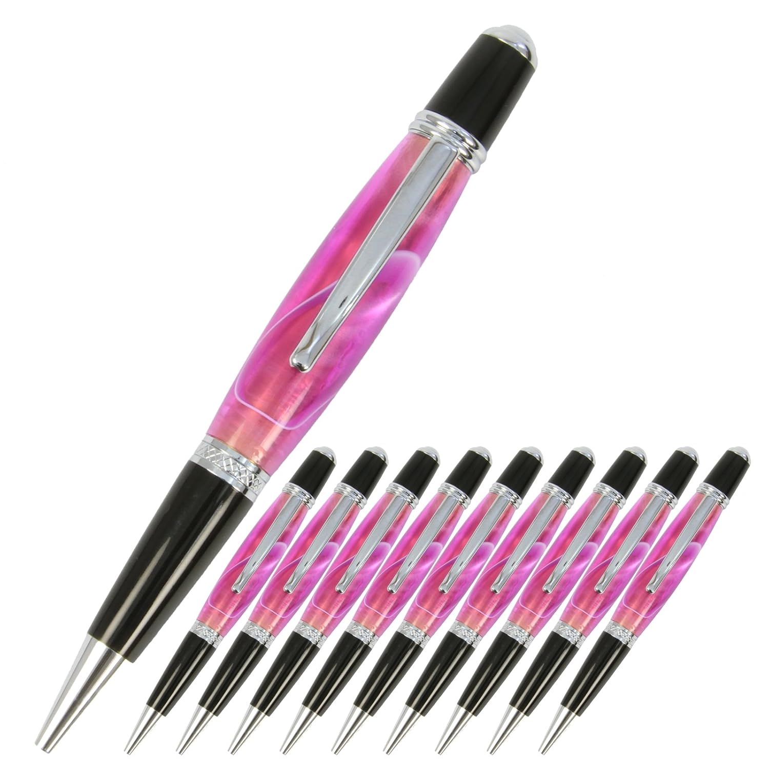 Legacy Woodturning Wordsmith Pen Kit - Gold, 6 Pack | DIY Pen Making Kit For Crafters & Writers
