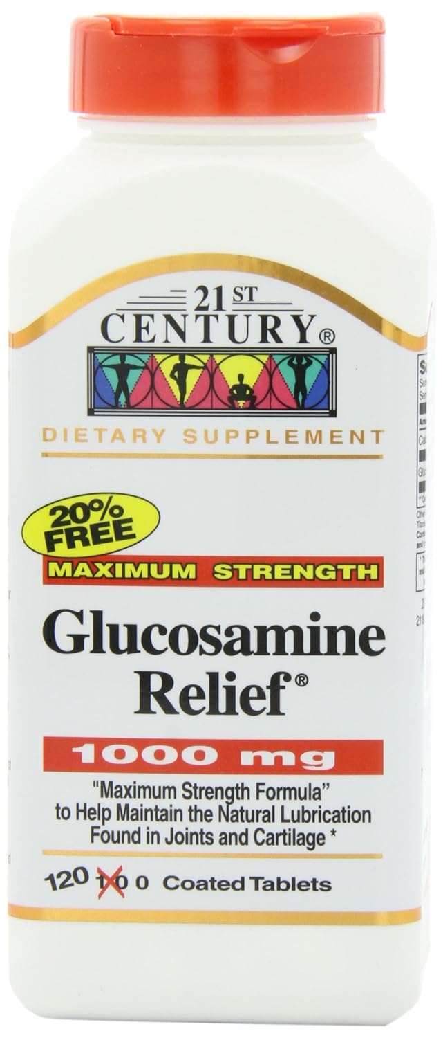 Купить 21st Century Glucosamine Relief 1000 Mg Tablets, 120Count в