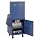 Edsal CSC6625BU 24-1/2-Inch Wide by 22-1/2-Inch Deep by 62-3/4-Inch High Mobile LCD Monitor Computer Cabinet, Blue