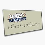 Baseball Rampage $25 Gift Certificate