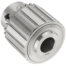 Llambrich CY Plain Bearing Medium Duty Taper Mount K2 Keyed Drill Chuck, 33JT Mount, 1-49/64" Chuck Diameter, 1/64"-1/2" Capacity