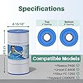 TOREAD Replacement for Pool Filter Sta-Rite PXC95