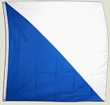 Drapeau Suisse Canton Zurich - 90 x 90 cm
