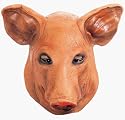 Adult's Don Post Pig Head Halloween Costume Mask
