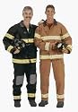 Aeromax Toys Adult Tan Fire Fighter Suit - S