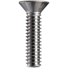 Stainless Steel 18-8 Machine Screw, Vented Flat Head, Phillips Drive