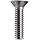 Stainless Steel 18-8 Machine Screw, Vented Flat Head, Phillips Drive