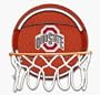 PTC Intl 13151 Ohio State Buckeyes Pebble Basketball Hoop
