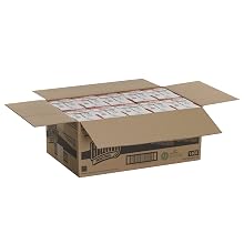Brawny Industrial 250-03 12.4" Length x 9.1" Width, White Medium Duty HEF Disposable Shop Towel (10 Packs of 140)