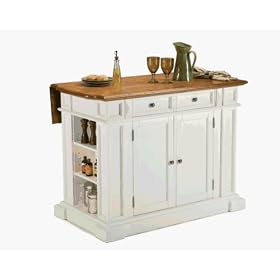 Kitchen Island - White  Oak by Home Styles