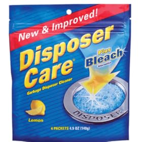 Disposer Care Garbage Disposer Cleaner, Lemon, 4 ct-2 pack