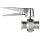 Dixon B5101V150CC-C Stainless Steel 316L Butterfly Valve with Trigger Handle and Viton Seal, 1-1/2" Tube OD