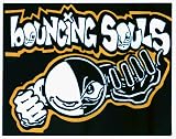 Bouncing Souls - Logo with Crazy Face on Black - Sticker / Decal
