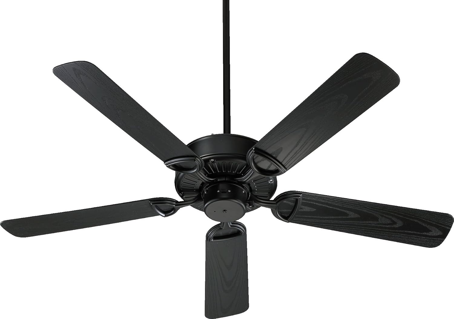 Quorum International 143525 599 Estate Patio Ceiling Fan with Black ABS