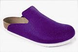 Produkt-Bild: Birkenstock Clogs ''Davos'' aus Wolle in lila mit normalem Fussbett