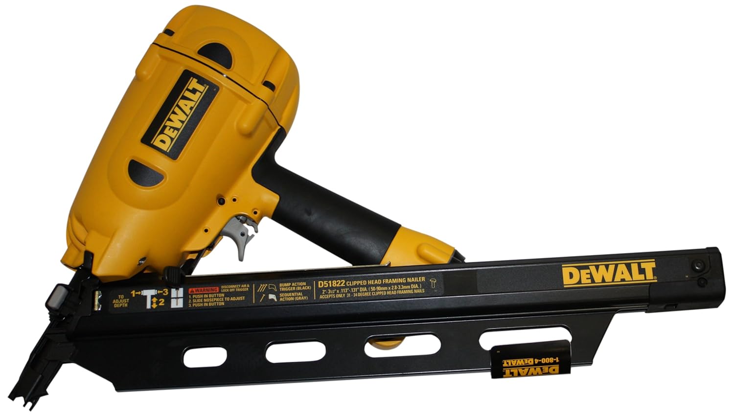DEWALT D51822 Clipped Head 2 Inch to 3 12 Inch Framing Nailer Great Chance! tuan1403201402