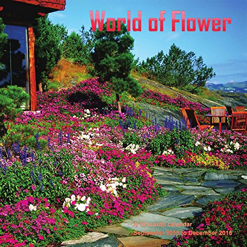 World of Flowers Calendar - 2016 Wall calendars - Garden Calendars - Flower Calendar - Monthly Wall Calendar by Magnum
