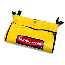 Rubbermaid Commercial Vinyl Replacement Bag for Cleaning Cart, Yellow