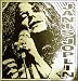 Janis Joplin - Singing at Mic on SHINY SILVER CHROME - Sticker / Decal