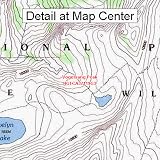 USGS Topographic Quadrangle Map - Vogelsang Peak, California (Folded/Waterproof)