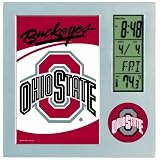 NCAA Ohio State Buckeyes Digital Desk Clock Picture Frame