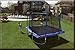 13x13 Square Trampoline & Enclosure
