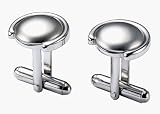 Stainless Steel Circular Cufflink with Molding