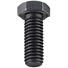 Grade 5 Plain Steel Hex Cap Screw, USA Made