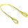 Mazzella EE1 Edgeguard Polyester Web Sling, Eye-and-Eye, Yellow, 1 Ply, Flat Eyes, Vertical Load Capacity