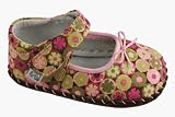 PEDIPED Annie Potpouri Baby Girl Mary Janes Shoes Pink Green Floral