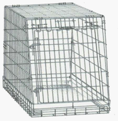 General Cage 204SF Slant Front Dog Crate