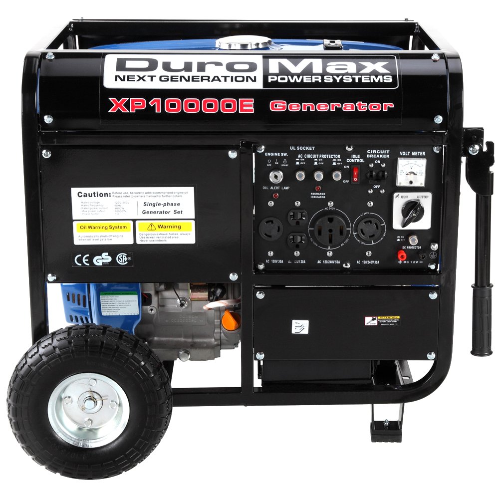 DuroMax XP10000E, 8000 Running Watts/10000 Starting Watts, Gas Powered
