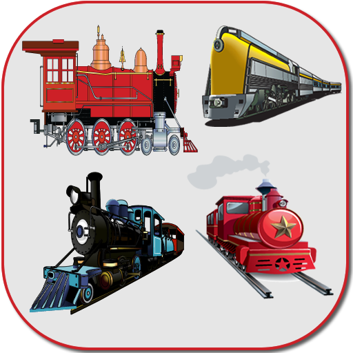 Kids Fun Trains Memory Game