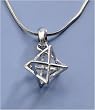 Merkaba Necklace - Kabbalah Jewish Misticism