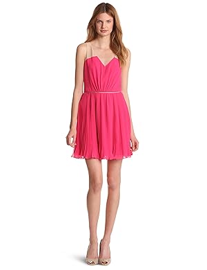 ERIN Erin Fetherston <br/> Chiffon Piped Pleat Dress