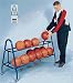 Jaypro Bbc-18Fg Deluxe Eighteen Ball Basketball Carrier - Forest Green