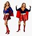 Supergirl Costume by Rubies in Regular and Plus Size