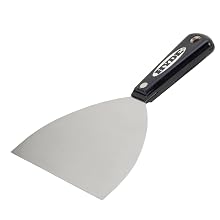 Hyde Tools 01840 6-Inch Stainless Steel Joint Knife, Black and Silver