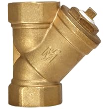 Flexicraft YBT Bronze Wye Strainer with Thread End, 1-1/2" ID x 6-1/4" Length