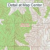 USGS Topographic Quadrangle Map - Willow Peak, Nevada (Folded/Waterproof)