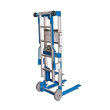 Genie Lift, GL- 4, with Ladder,  Heavy-Duty Aluminum Manual Lift, 500 lbs Load Capacity, Lift Height 5' 11"