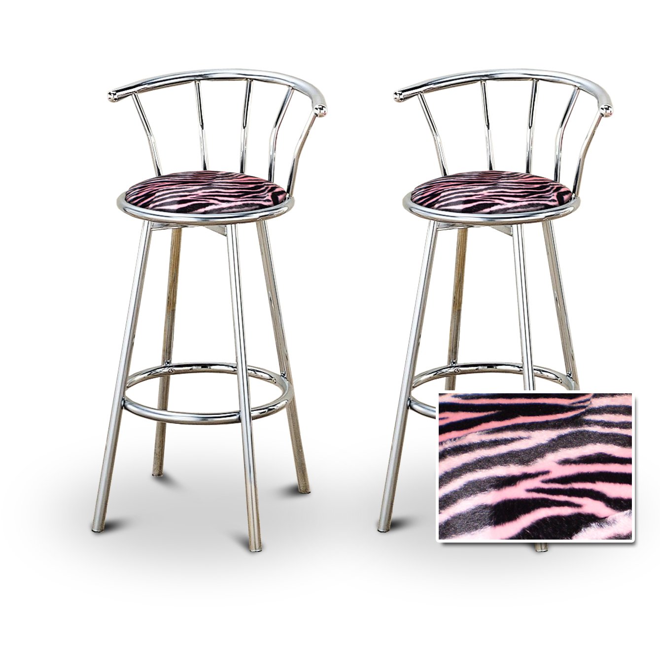 Animal Print Bar Stools