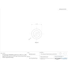 Bunting Bearings FFM004008010 4.0 MM Bore x 8.0 MM OD x 12.0 MM Length 10.0 MM Flange OD x 2.0 MM Flange Thickness Powdered Metal SAE 841 Flanged Metric Bearings