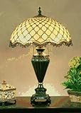 IMAGE OF Legacy Lighting 1218TL-20T Victorian Lace Tiffany Style Table Lamp- Sandstone Bronze