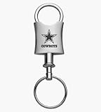 Dallas Cowboys Laser Etched Etched Valet Keychain