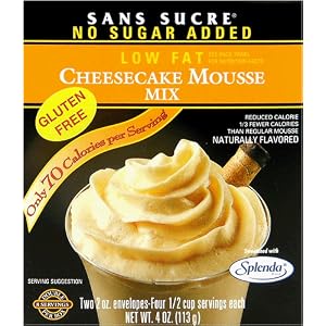 Cheesecake Flavor Mousse Mix, 4 oz. box by Sans Sucre by 