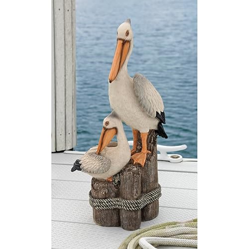 Pelican Statue nautical yard decor